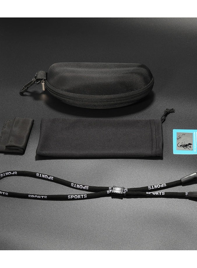 Polarized Sports Sunglasses for Men: UV400 Protection Glasses Womens Wrap Around Goggles for Driving Fishing - Image 5