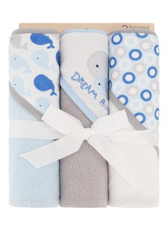 Cudlie Pack Of 3 Hooded Towels For Baby Boy  - Image 2