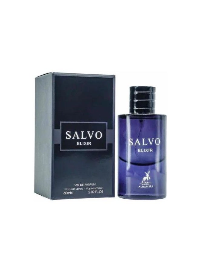 MAISON ALHAMBRA Salvo Elixir Eau De Parfum for Men - 60ml (Inspired by Dior Sauvage Elixir )‏