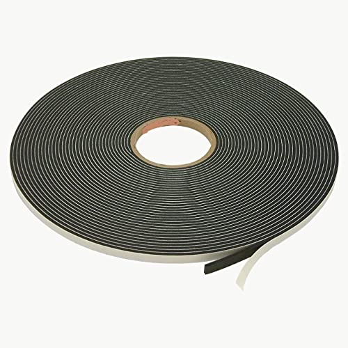 G-CHARGE Single Side High Density Self Adhesive Foam Seal Tape, Weather Stripping Doors and Window Insulation Soundproofing,Material Foam, Black Color, Pack of 1, (6mm x 3mm x 10 Meter) - Image 1