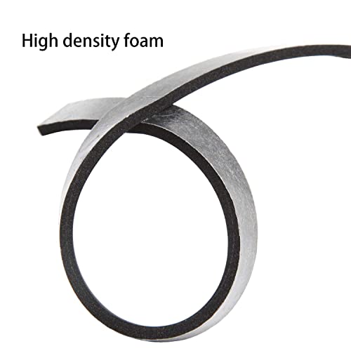G-CHARGE Single Side High Density Self Adhesive Foam Seal Tape, Weather Stripping Doors and Window Insulation Soundproofing,Material Foam, Black Color, Pack of 1, (6mm x 3mm x 10 Meter) - Image 3