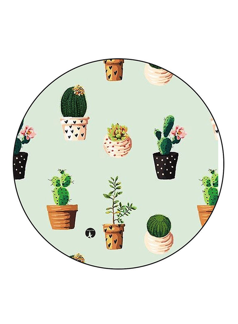 Plants Printed Mouse Pad  Multicolour