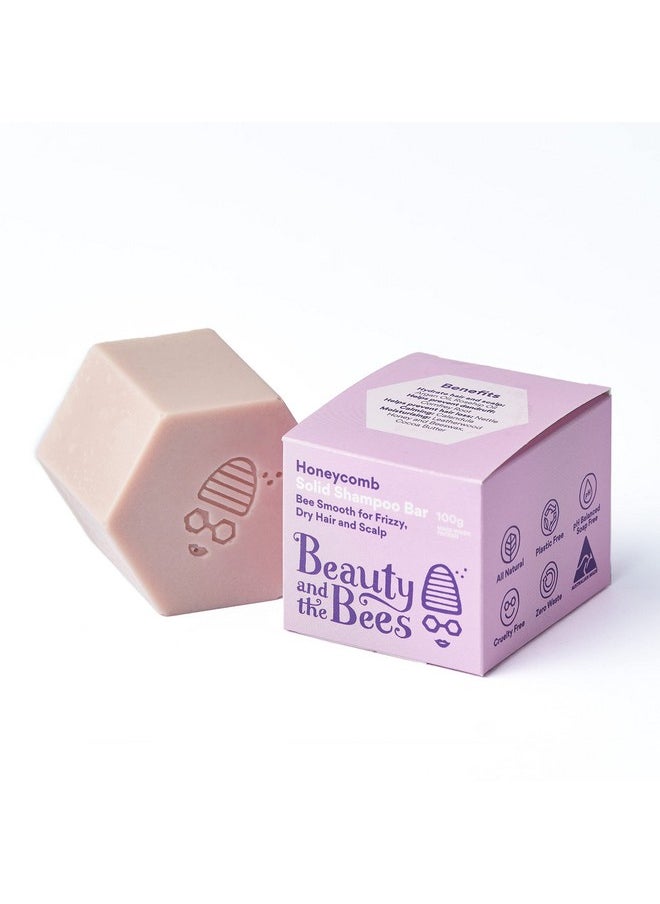 Beauty and the Bees - Eauty And The Bees Bee Smooth Ph Balanced Shampoo Bar For Dry/Frizzy Hair And Scalp All Natural Ingredients Tasmania Australia 3.5 Oz - Image 1