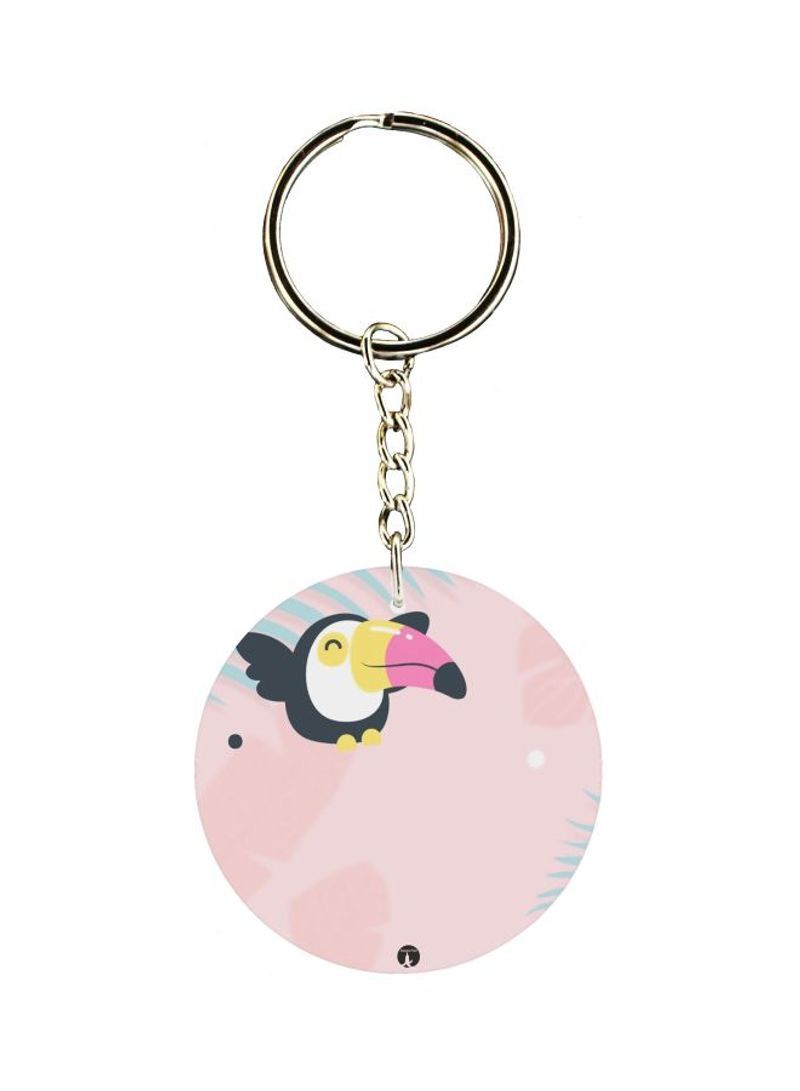 Bird Printed Keychain