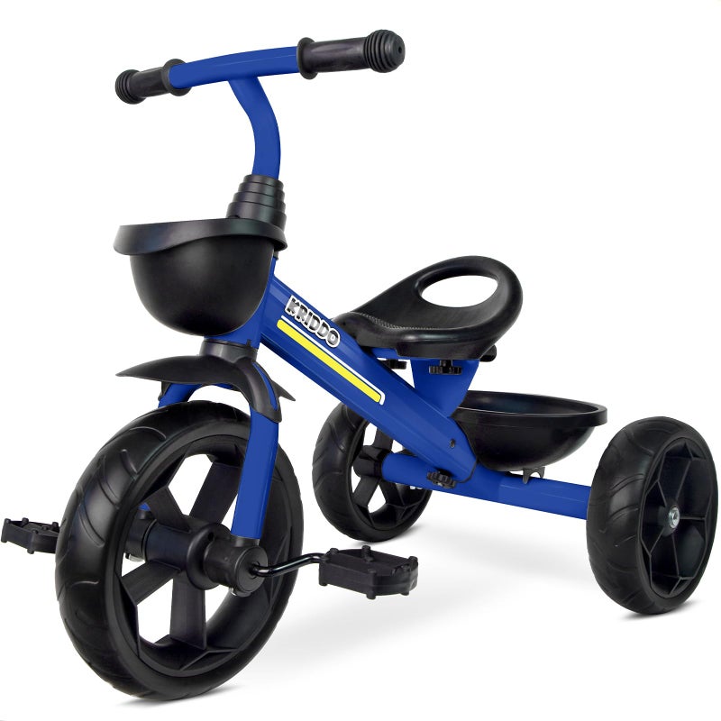 KRIDDO Kids Tricycles Age 24 Month to 4 Years, Toddler Kids Trike for 2.5 to 5 Year Old, Gift Toddler Tricycles for 2-4 Year Olds, Trikes for Toddlers, Sporty Styling, Blue - Image 1