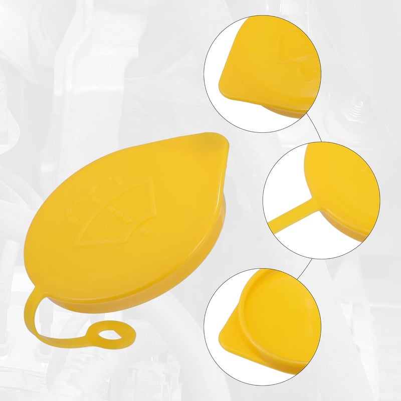 ACROPIX Windshield Washer Fluid Reservoir Bottle Tank Cap Fit for Subaru Impreza - Pack of 1 Yellow - Image 3