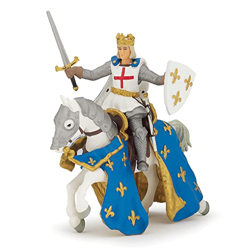 Papo Saint Louis and His Horse Toy Figure - Image 1