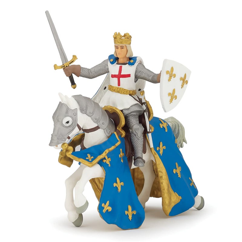 Papo Saint Louis and His Horse Toy Figure - Image 4