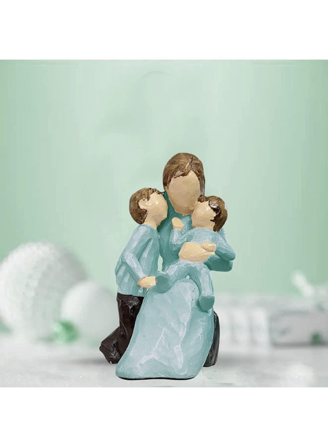 Xtore® Beautiful Hand Painted Medium Size Resin Miother and Child Statue (Pack of 1, Multicolor) - Image 4