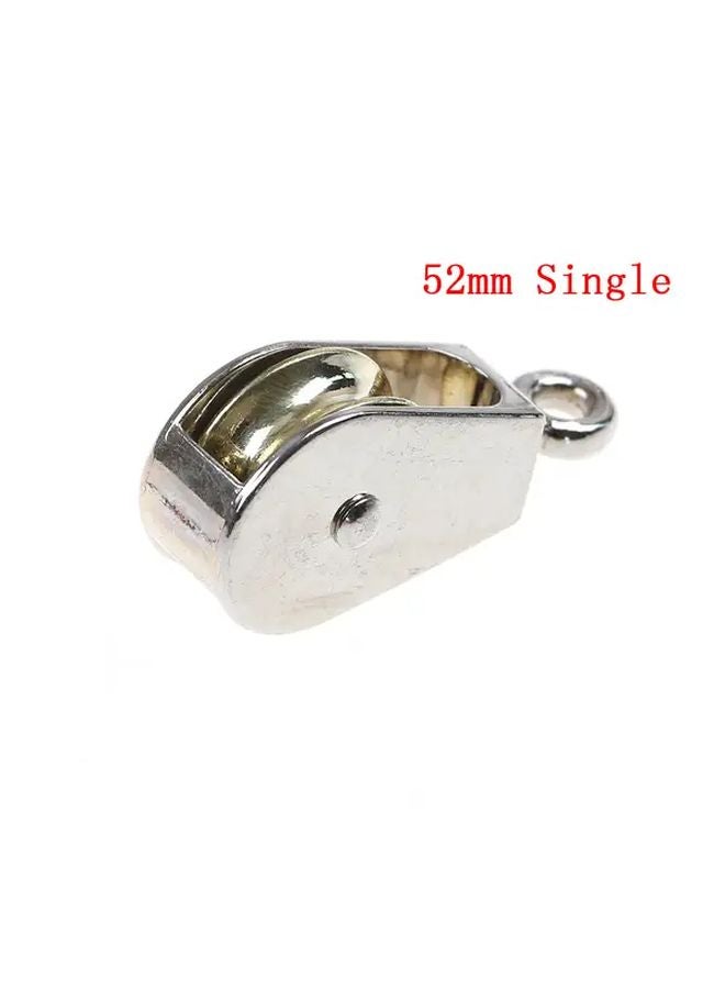 A5 Model Zinc Alloy Pulley 36 52 75mm Metal Sheave Single Double Wheel For DIY - Image 5