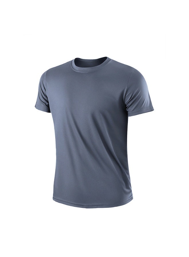 Men Quick Dry Short Sleeve Sport T Shirt Gym Jerseys Fitness Shirt Trainer Running T-Shirt Teenager Breathable Sportswears - Image 1