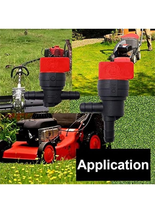Generic 90°Fuel Shut Off Valve,3PCS 1/4Line Gas Fuel Small Engine Shut Off valves Compatible with 494769 698181 494539 Gas Fuel shutoff valves Lawn Tractors.  - Image 5