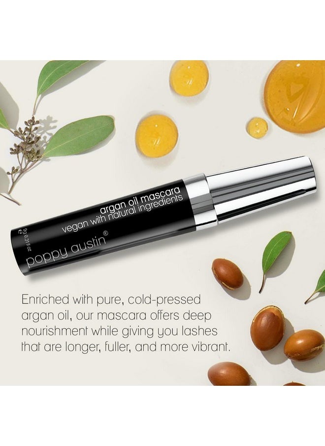 Poppy Austin Mascara - Organic Mascara, Natural Mascara, Vegan Mascara, Paraben-Free, Cruelty-Free Mascara - Hypoallergenic Mascara Lengthening & Volumizing With Argan Oil - 0.31 Fl Oz (Black)  - Image 5