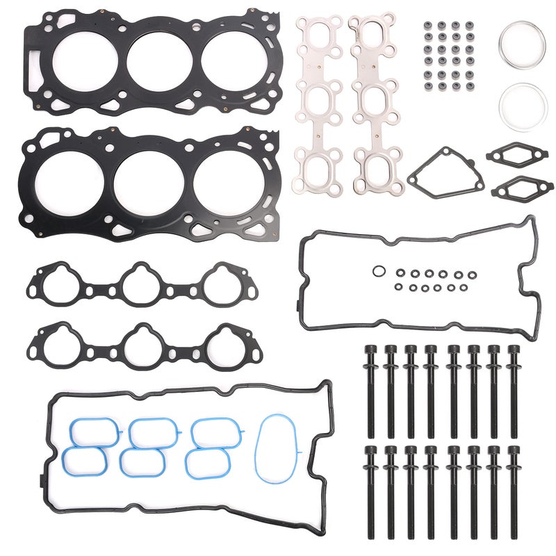JAVOUKA Head Gasket Set with Bolts 40L fits for Nissan FrontierPathfinderXterraNv 150025003500 fits for Suzuki Equator 40L DOHC VQ40DE 20052020 OEHS26370PT ES7290070pcs - Image 3