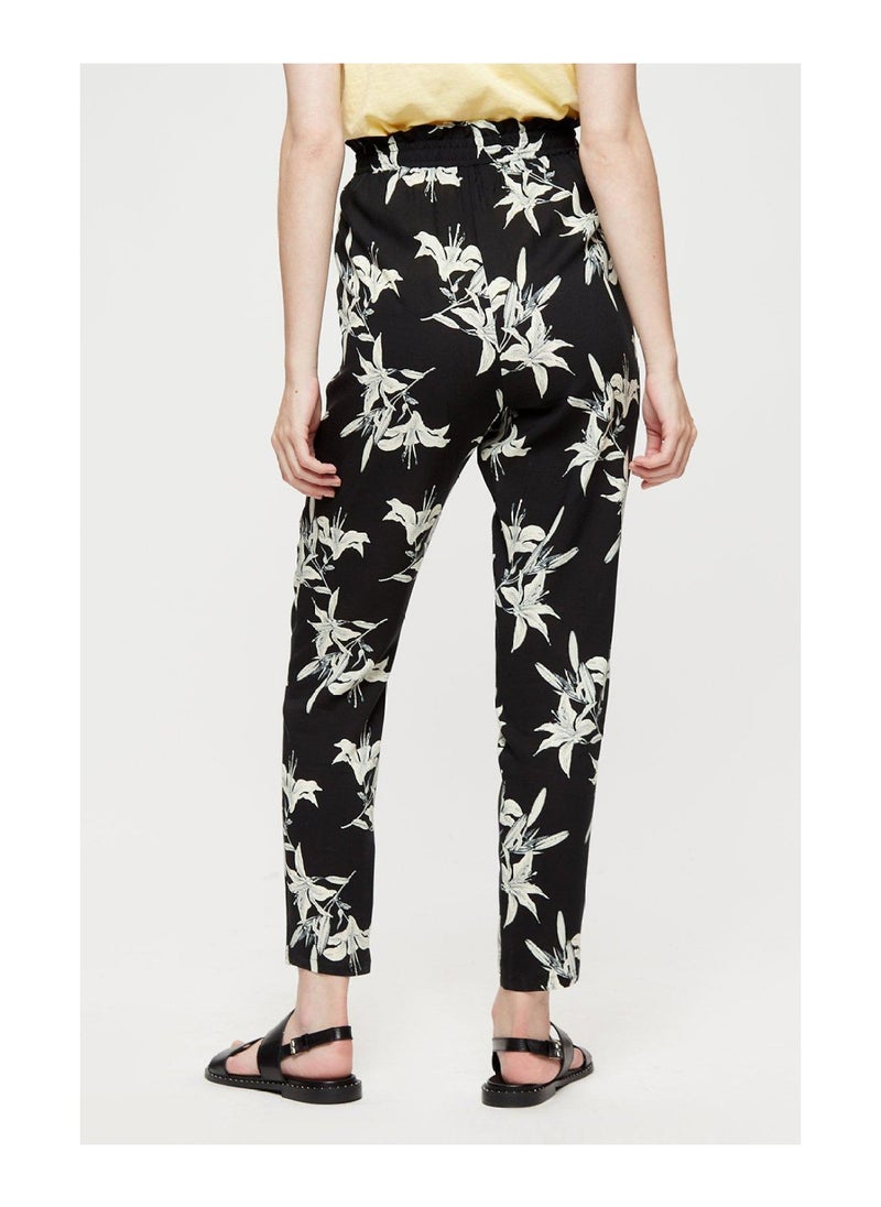 DOROTHY PERKINS - Mono Tropical Tapered Joggers - Image 1