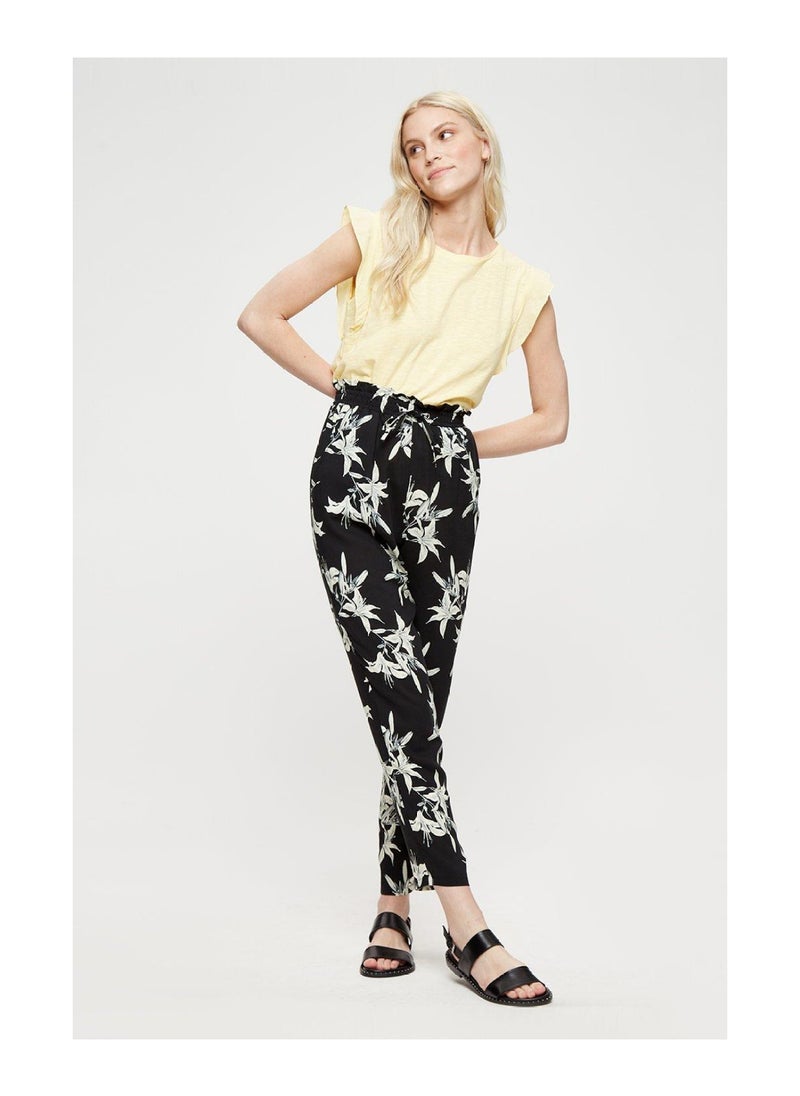 DOROTHY PERKINS - Mono Tropical Tapered Joggers - Image 1
