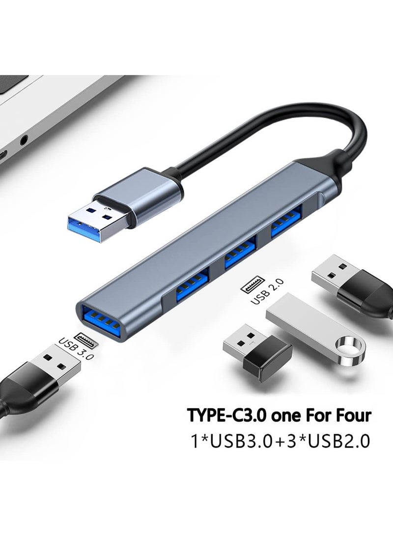 Unnderwiss 4-Port USB Hub, 1x USB 3.0 & 3x USB 2.0 Splitter for PC, Mac, Xbox, Android - Image 4