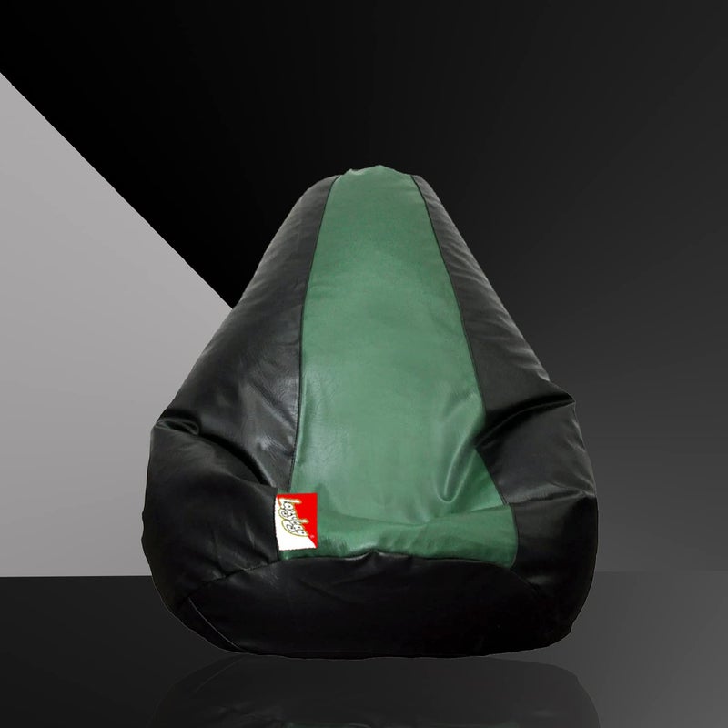 LAZYBAG Bean Bag Chair Furniture for Kids XXXXXL Bean Bag Cover Playing Video Games or Relaxing for classrooms daycares Libraries or Work from Home Green and Black 5XL Size - Image 5