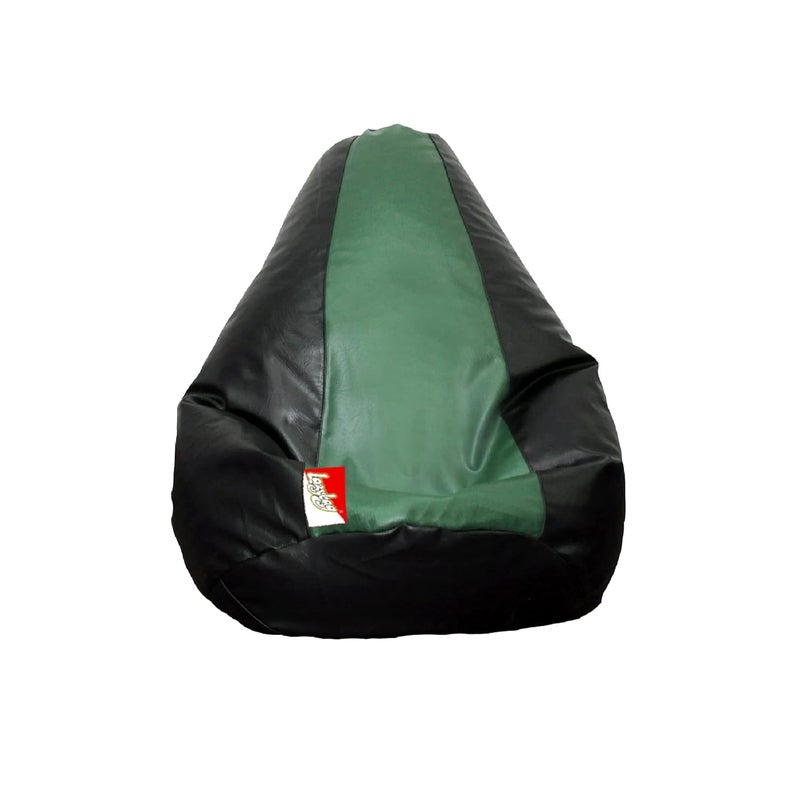 LAZYBAG Bean Bag Chair Furniture for Kids XXXXXL Bean Bag Cover Playing Video Games or Relaxing for classrooms daycares Libraries or Work from Home Green and Black 5XL Size - Image 1