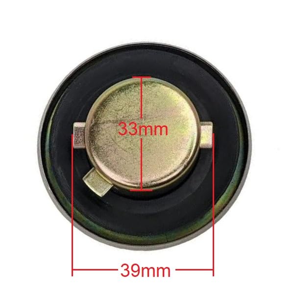RedCap Locking Gas Cap with Keys for Apollo Steel Fuel Tank 110cc 125cc Dirt Bikes Compatible with RFZ DB-X4 X5 X6 X14 X15 X16 X18 X19 VTX1300 Dirt Pit Bike Motorcycle - Image 2
