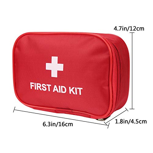 AOUTACC 6 Pack Empty First Aid Kit Bag, Lightweight Empty First Aid Bag for Emergency at Home, Office, Car, Outdoors, Boat, Camping, Hiking(Bag Only) - Image 3