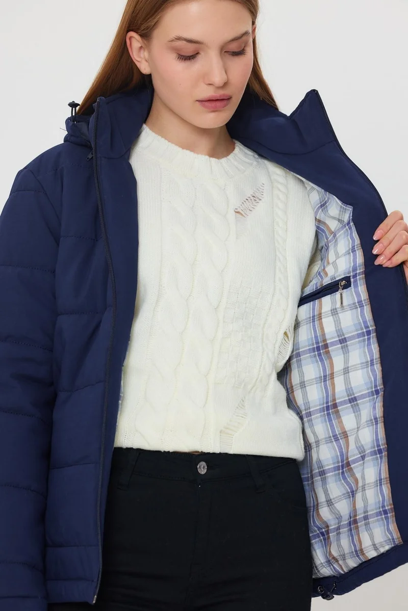 الكسندرجاردي Alexandergardı Hooded Quilted Coat (E23-62600)