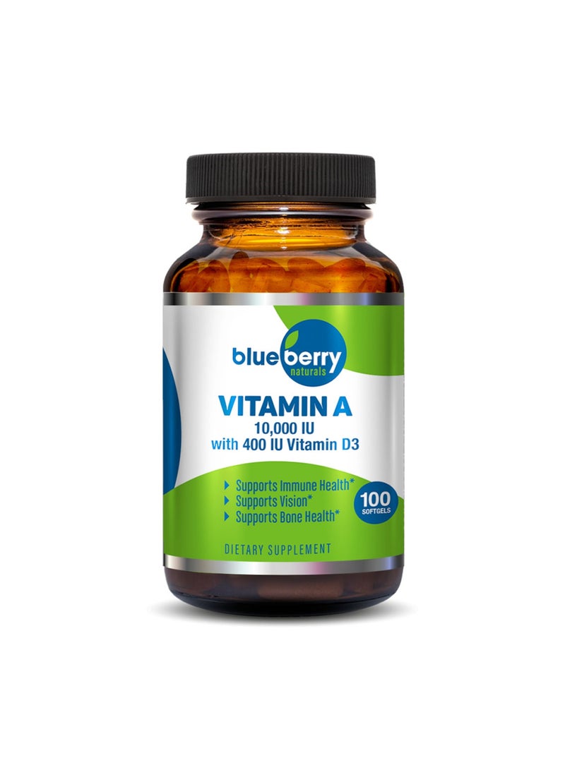 Vitamin A 10,000IU Softgels 100's B0005