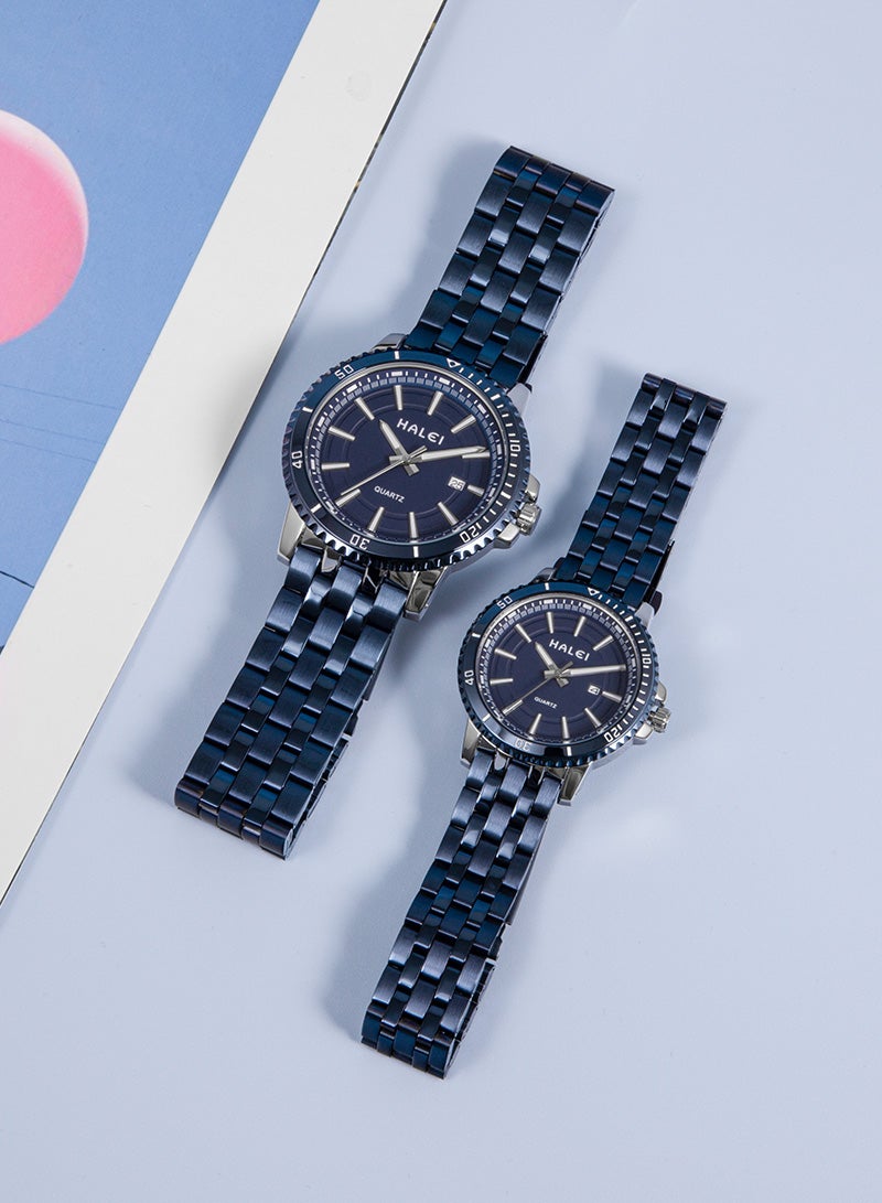 هالي ساعة HALEI Harley 8034ML كوارتز بسيطة للزوجين - Image 4