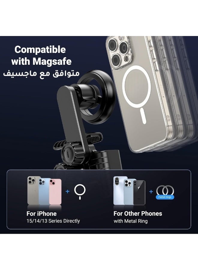 For IPhone 16 Pro Max Tesla Car Phone Holder MagSafe Tesla Model 3 Accessories 2024 Tesla Model Y Accessories 360 Rotate Screen-Friendly Magnetic Magsafe Car Mount - Image 3