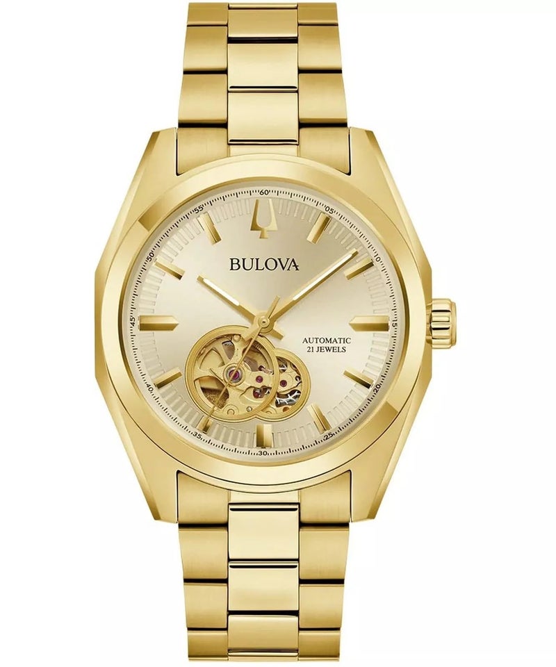 Bulova Automatic Watch 97A182 Gold Bracelet - Image 2