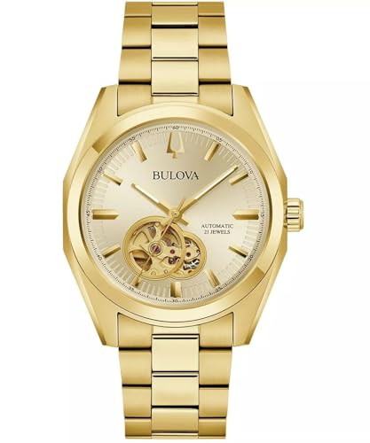 Bulova Automatic Watch 97A182 Gold Bracelet - Image 1