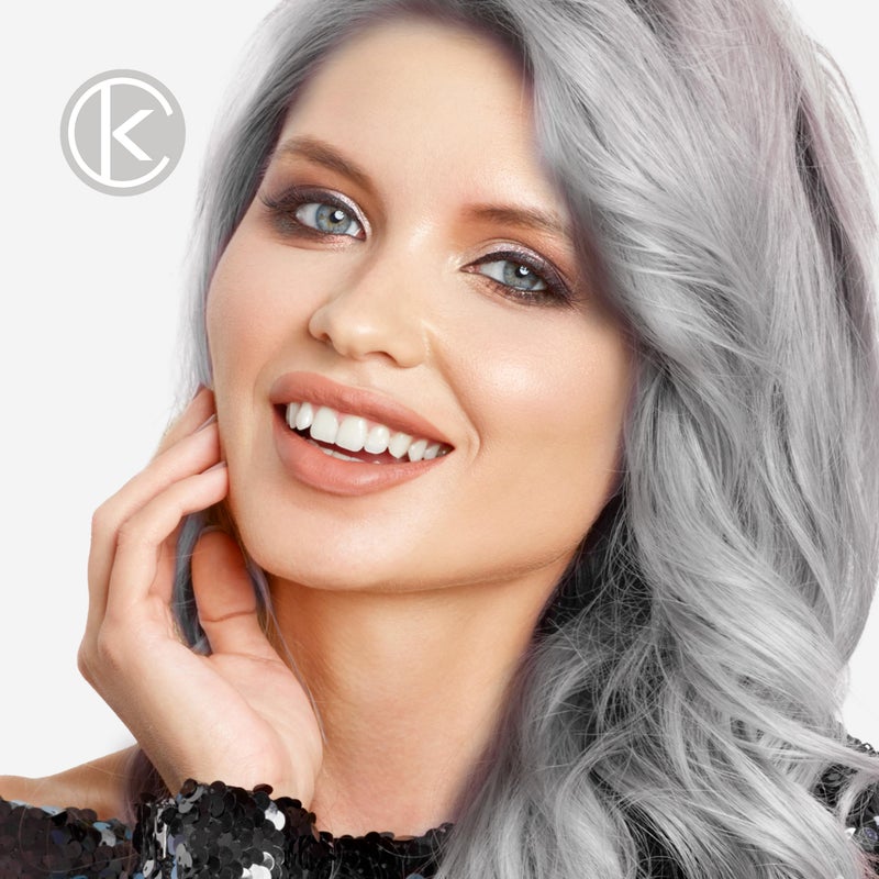 KERACOLOR كيراكولور لون + بلسم 3 في 1 بلسم ملون، ينظف بلطف ويرطب، لون شعر شبه دائم، 23 درجة، 12 أونصة سائلة - Image 5