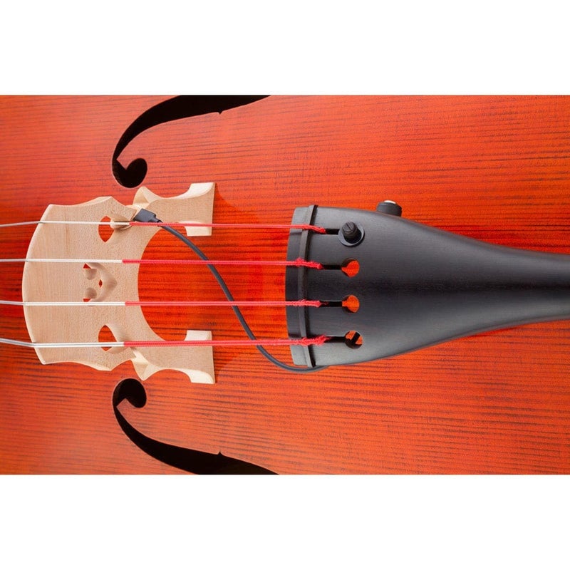 KNA بيزو بيك أب محمول مثبت على الجسر KNA DB-1 لآلة الباس المزدوج، العمودية، الكلاسيكية، روكابيلي، صوت أكوستيك طبيعي، تركيب سهل، جاك إخراج 1/4"، بدون تعديلات على الآلة - Image 4