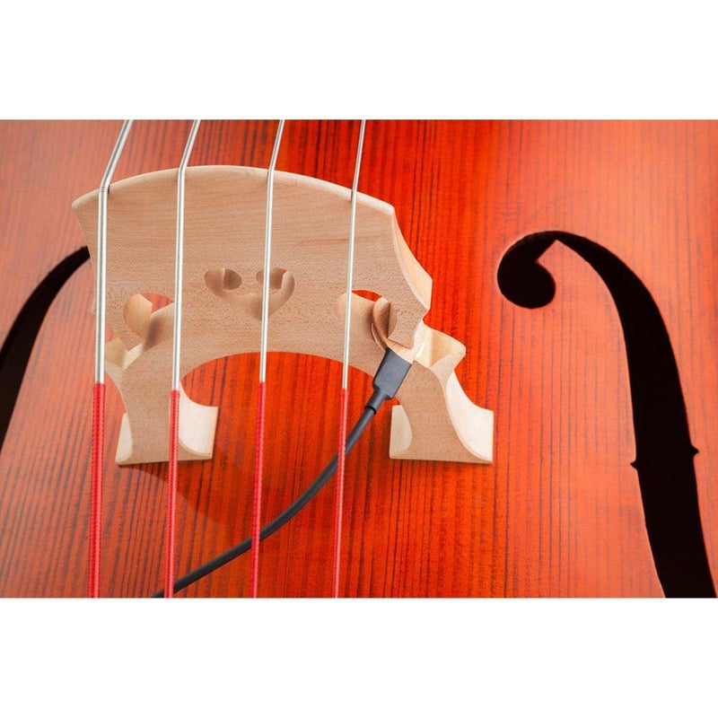 KNA بيزو بيك أب محمول مثبت على الجسر KNA DB-1 لآلة الباس المزدوج، العمودية، الكلاسيكية، روكابيلي، صوت أكوستيك طبيعي، تركيب سهل، جاك إخراج 1/4"، بدون تعديلات على الآلة - Image 5