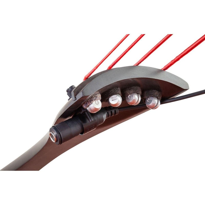 KNA بيزو بيك أب محمول مثبت على الجسر KNA DB-1 لآلة الباس المزدوج، العمودية، الكلاسيكية، روكابيلي، صوت أكوستيك طبيعي، تركيب سهل، جاك إخراج 1/4"، بدون تعديلات على الآلة - Image 3