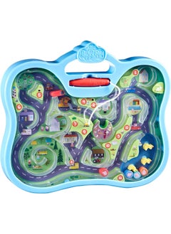 Peppa Pig Peppa Pig Toys Peppa’s Town Tour Maze, Magnetic Maze Toys for 3 Year Old Girls and Boys and Up, Preschool Toys  - Image 1