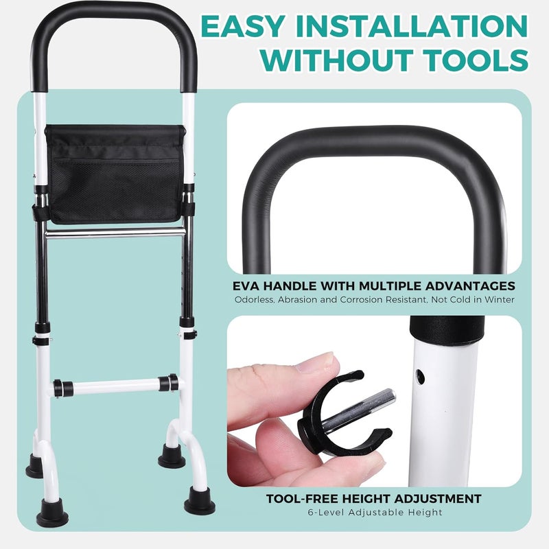 lefeke Stand Assist-Mobility Standing Aid Rail for Couch, Chair, Bedside, Toilet. Assistance Handle for Seniors and People with Limited Mobility. Safety Grab Bar for Standing, Walking, Up and Down the Stairs - Image 5