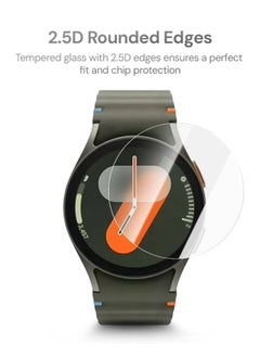 O Ozone Screen Protector for Samsung Galaxy Watch 7/6/5/4 40mm [3 Pack], 3D Full Coverage Tempered Glass Curved Edge Screen Protector  - Image 3
