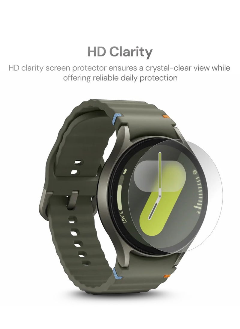 Screen Protector for Samsung Galaxy Watch 7/6/5/4 40mm [3 Pack], 3D Full Coverage Tempered Glass Curved Edge Screen Protector - pzsku/ZD97E7574CA7C8977DFDEZ/45/_/1734342549/f056dc6a-59b6-4633-b8b8-94e5b472306e