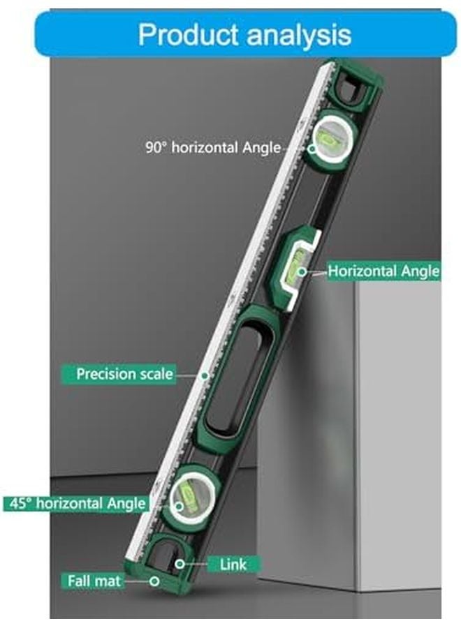 أداة مستوى الألومنيوم عالية الدقة 300 مم لتحسين المنزل وأعمال النجارة - Image 4