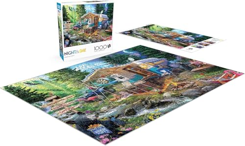 Buffalo Games - Jeff Haynie - Mountain Retreat - 1000 Piece Jigsaw Puzzle For Adults -Challenging Puzzle Perfect for Game Nights - Finished Size is 26.75 x 19.75 - Image 4