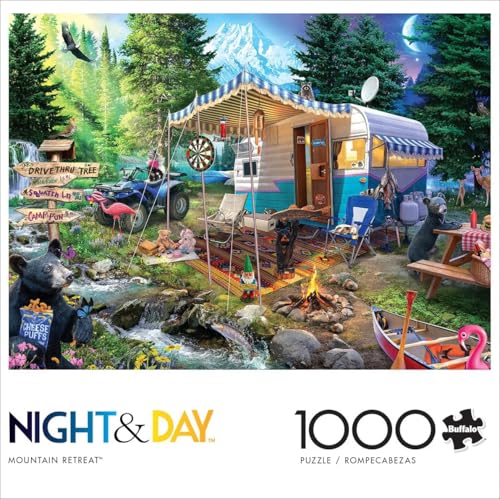 Buffalo Games - Jeff Haynie - Mountain Retreat - 1000 Piece Jigsaw Puzzle For Adults -Challenging Puzzle Perfect for Game Nights - Finished Size is 26.75 x 19.75 - Image 3