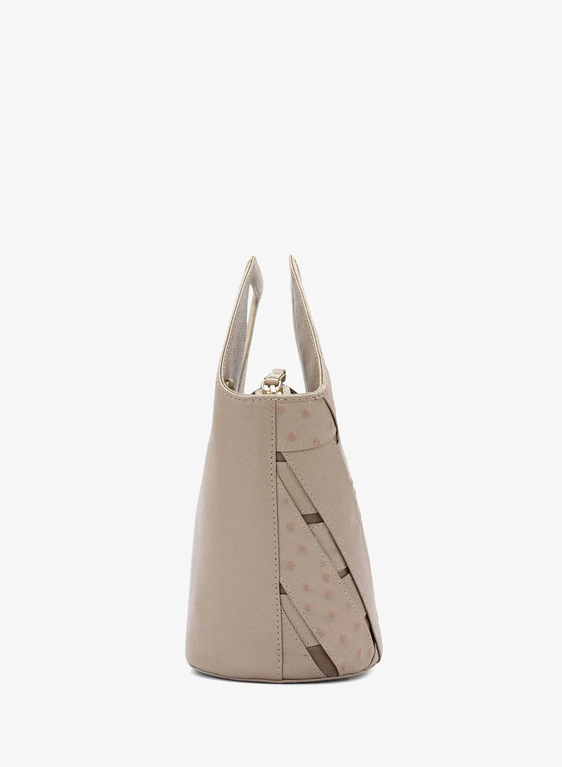 Da Milano L.Grey Tresser Top Handle Bag (M) for Women | Best Price UAE