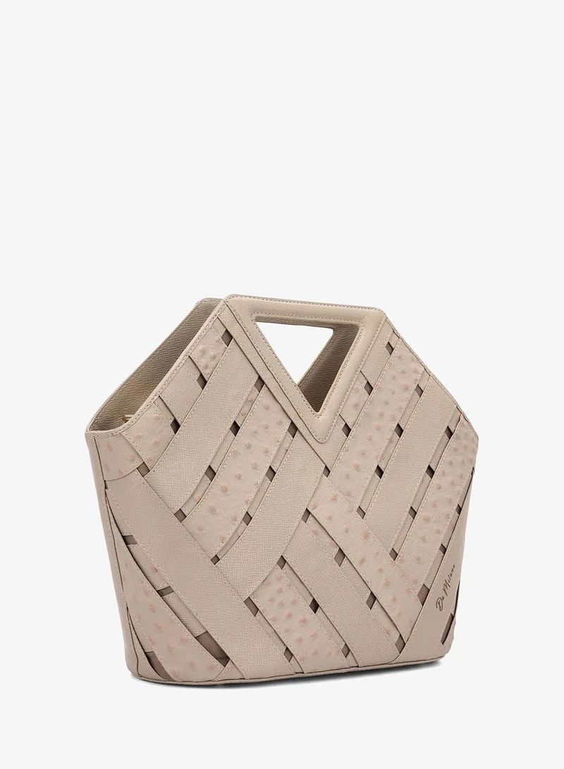 Da Milano L.Grey Tresser Top Handle Bag (M) for Women | Best Price UAE