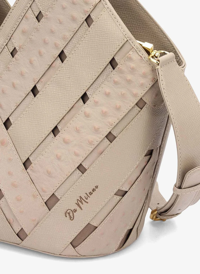 Da Milano L.Grey Tresser Top Handle Bag (M) for Women | Best Price UAE