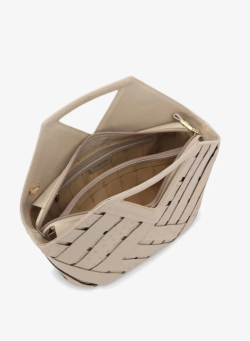 Da Milano L.Grey Tresser Top Handle Bag (M) for Women | Best Price UAE