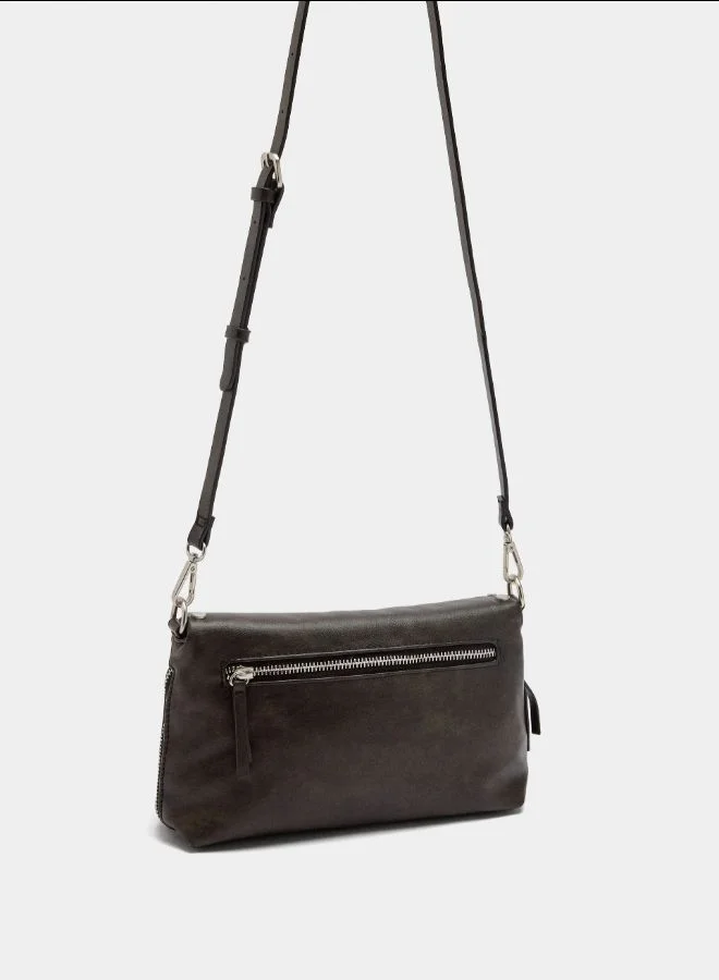 PARFOIS Black Faux leather studded shoulder bag for Women | Best Price UAE