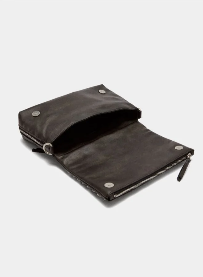 PARFOIS Black Faux leather studded shoulder bag for Women | Best Price UAE