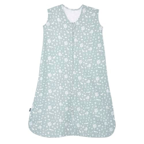HALO SleepSack 100 Cotton Wearable Blanket Swaddle Transition Sleeping Bag TOG 05 Sage Woodland Small 06 Months - Image 1