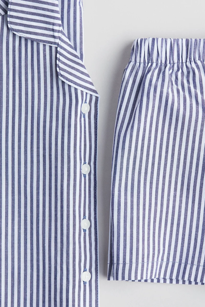 H&M Cotton poplin pyjamas
